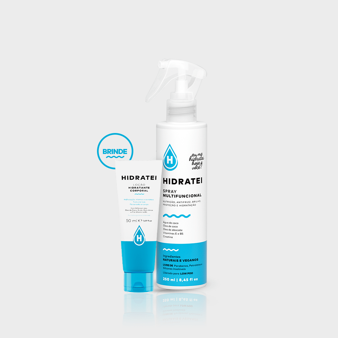 Kit Spray Multifuncional + Loção Hidratante 50ml (Brinde)