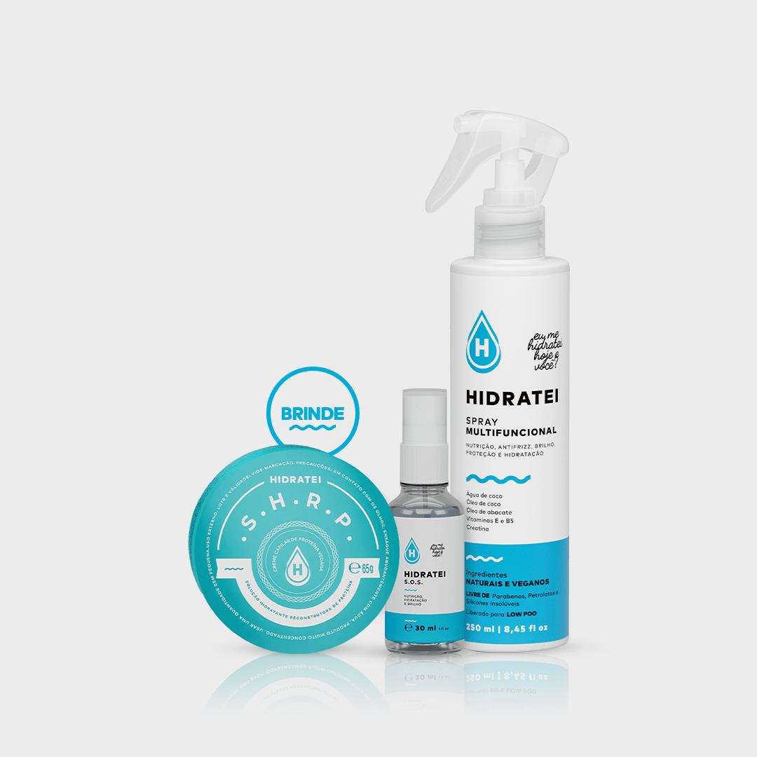 Kit Leave-in + SOS + SHRP Edição Limitada